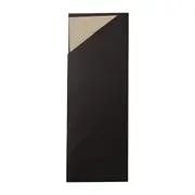 EcoSafe Cutlery Pouch with 2ply Bamboo Napkin - Black (Box 500)