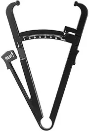 Body Fat Caliper 0-70mm Skin Fold Analyzer Measurement Tool Black