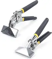 2 PCS 3-1/4 Flat J Sheet Metal Bending Tool Bender Hand Seamer Former Pliers suitable for automotive, construction