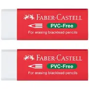 Faber-Castell PVC-free Eraser 2 Pack