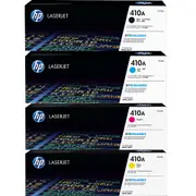 HP 410A Toner Ink Cartridge Black/Cyan/Magenta/Yellow Set LaserJet Genuine CF410A