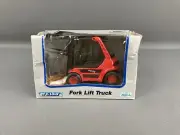 Welly 5" Long Fork Lift Truck Diecast with Pallet NIB Red