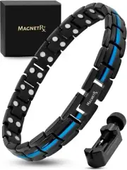 MagnetRX® Thin Blue Line Magnetic Therapy Bracelet for Women