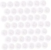 ERINGOGO 100pcs Mic Covers Non Woven Protectors for Ktv Voice Tube Compatible Wind Noise Reduction for Conference Rooms Interviews Strong Adaptability Practical Microphone Accessories