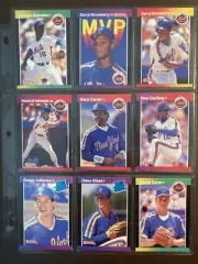 1989 Donruss New York Mets Team Gooden Carter Strawberry Jefferies Come (26)