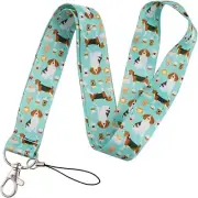 Beagle Beagles Dog Breed Lovers Cute 17.7" Neck Lanyard Badge ID Holder NEW