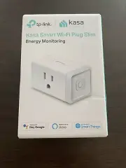 Kasa Smart Wi-Fi Plug Slim With Energy Monitoring (KP115) (New) (Best Offer)