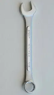 Combination Spanner SAE 7/16" Drop Forged Steel, Minimax, New