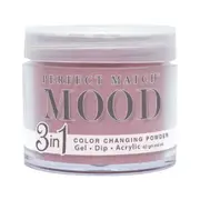 Perfect Match Mood Acrylic SNS Dip Dipping Powder - PMMCP34 Dark Rose 42g