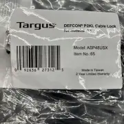 Targus DEFCON Cable Lock for Notebooks (ASP48USX)