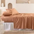 Seasonal 400TC Bamboo Cotton Fitted Sheet Single/KS/Double/Queen/King/SK
