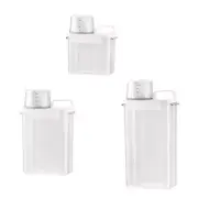 Laundry Detergent Storage Box with Handle and Lid Sub-Bottling Washing Powder