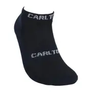 AFL CARLTON BLUES ADULT 2PK HIGH PERFORMANCE ANKLE SOCKS SIZE 11 - 14