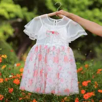 在飛比找ETMall東森購物網優惠-洋氣夏天寶寶披肩兒童公主裙