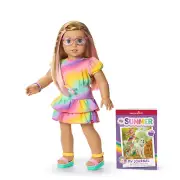AMERICAN GIRL Summer McKinny Doll & Cat Fettuccini New In Boxes! PRIORITY SHIP!!