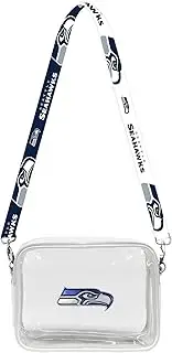 Littlearth Seattle Seahawks NFL Clear Fanny Fan Purse