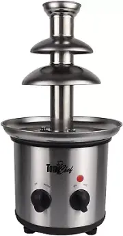 Total Chef 1.5 lbs Chocolate Fountain - 3 Tier Electric Chocolate Fondue Machine