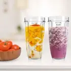 2PCS 24oz Replacement Cups Mug Replacement Part for Nutri Ninja Blender AU