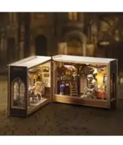 DIY Miniature House Kit, Mini House Kit for Adult to Build, Wooden Magical Fate