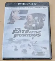 The Fate of the Furious ( 4K Ultra HD + Blu-Ray ) New Sealed