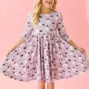 New Ollie Jay Emile purple cauldron twirl dress, 8,NWT