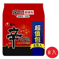 在飛比找樂天市場購物網優惠-農心 辛拉麵(600g/5入)x8組【愛買】