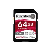 64GB Kingston Technology Canvas React Plus SDXC UHS II Class 10 Memory Card