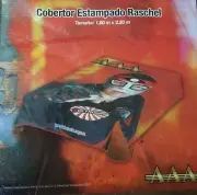 BRAND NEW OCTAGON MEXICAN WRESTLING LUCHA LIBRE FULL SIZE ACRYLIC 71X87 BLANKET