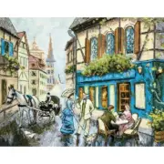Counted Cross Stitch Kit An unexpected meeting DIY Unprinted canvas
