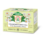 Tadin Chamomile Mint Herbal Tea. Soothing and Refreshing Blend. 24 Bags. 0.84 oz
