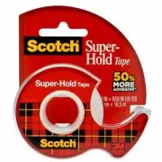 3M Scotch Super-Hold Tape Dispensered Rolls 3/4 in x 650 in