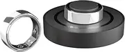 X, Lightest Smart Ring, HRV Monitoring, Sleep Monitoring, Heart Rate, Blood Oxygen, Steps, Calories, Temperature (Silver, US-11)