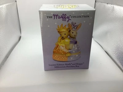 Muffy Vanderbear & Hoppy VanderHare Millenium Collection 3.75” Trinket Box
