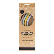 Ever Eco Silicone Bent Drinking Straws - Pastel | Flora & Fauna AU
