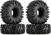 INJORA T1019 1.0 Tyre S5 Swamp Claw Mud Terrain Tyre for TRX4M AX24 SCX24 FCX24 1/18 1/24 RC Crawler Car, 64 x 24 mm