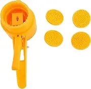 Hand Press Cookie Stamps Flower Mode Patterns 75g Pastry Tool for Mid Autumn Festival