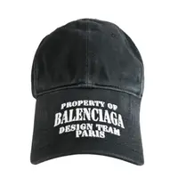 在飛比找momo購物網優惠-【Balenciaga 巴黎世家】經典電繡LOGO仿舊復古風