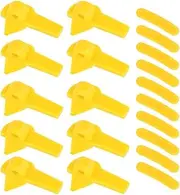 Tire Changer Protector, 20pcs Automobile Tire Changer Mount Demount Duck Head Tool Insert Rim Protector Wheel Rim Edge Protector Tire Changer Bead Breaker for Mount Duck Head