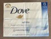Dove Bar Soap-White Beauty Bar for DEEP Moisture 1/4 Moisturizing Cream 8 Bars