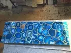 Blue Agate Console Table Agate Stone Coffee Table Agate Cafeteria Table Top art