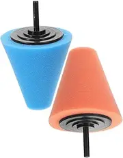 Cabilock 2Pcs Wheel Polisher Sponge Pad Buffing Pad for Drill Durable Polishing Discs for Car Detailing for DIY Professionals Design