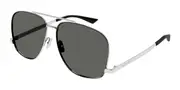 Saint Laurent SL 653 LEON 001 Men's Sunglasses Silver Size 59
