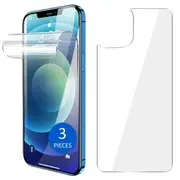 3Pk Soft PET Film Screen Protector Guard for Apple iPhone 14 PLUS Front and Back