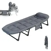 Niceway Premium Foldable Camping Cots for Adults Portable Folding Bed with 6 Adj