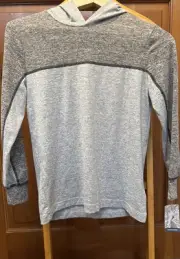 Tommy Bahama Girls Active Life Hoodie Heather Two Tone Grey Large New W/tags