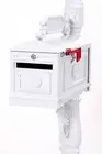 Locking WHITE Mailbox Premium Secure Cast Aluminum Mailbox Better Box Mailboxes