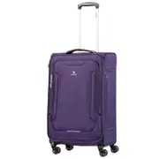 Delphin Caspian 2 Softside Medium 73 cm Spinner Suitcase Purple Dusk