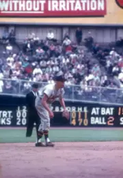 Shortstop Harvey Kuenn Of The Detroit Tigers 1955 Old Baseball Photo 3