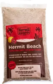 Fluker'S Hermit Crab Sand 6 Lbs All-Natural Pre-Blended Substrate Coconut Fiber