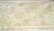 Wallpaper Border Distressed Reflective Tan Brown Beige Silver Wall EH99850 NIP